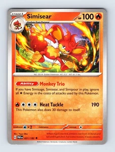 (2x PlaySet) - Simisear 021/182 SV04: Paradox Rift 021/182 NM/LP - Picture 1 of 2