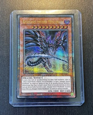 Yu-Gi-Oh! Rotäugiger Finsterer Metalldrache RA04 QCSR NM 1st - Bild 1 von 4