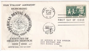 STAMP US SCOTT 1135 "American Dental Health" 4 CENT 1959 FDC - A - Picture 1 of 1