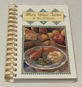 Vintage More Great Tastes Kochbuch Essen Rezeptbuch Alice M Westrum Boone Iowa 1998 - Bild 1 von 9