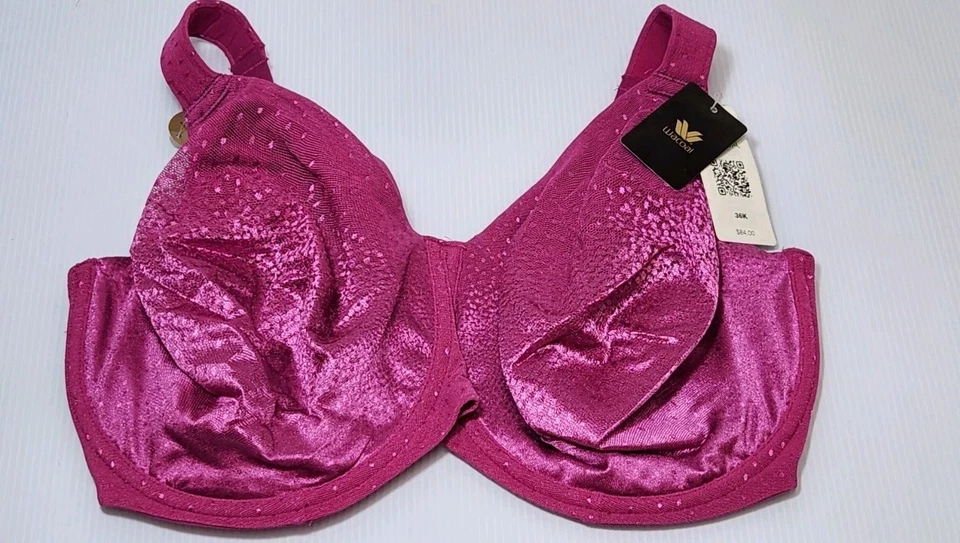 Wacoal 855403 Back Appeal Underwire Bra Hot Pink 38K