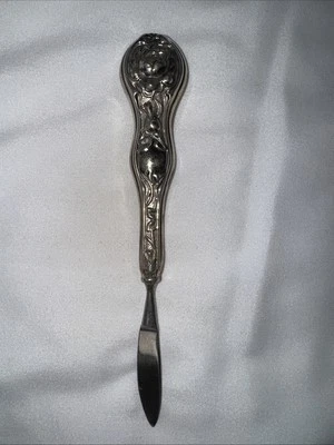 Lixa de unha Art Nouveau prata esterlina, c. 1900, 19,36 gramas, 5,25 polegadas - Imagem 1 de 4