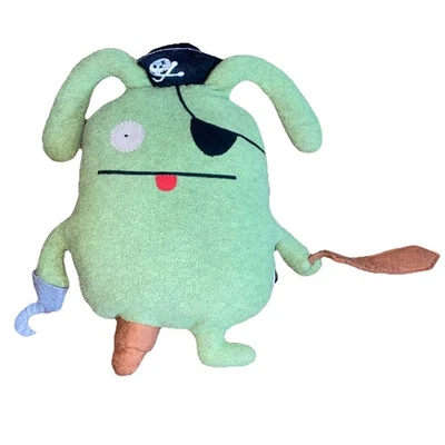 2014 UglyDoll Ugly Doll Gund 12" boi pirata verde pelúcia animal de pelúcia etiqueta de corte - Imagem 1 de 4