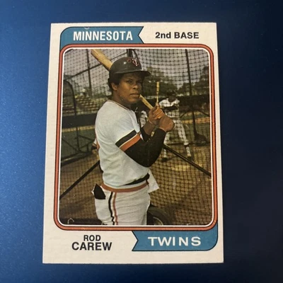 1974 Topps # 50 Rod Carew casi nuevo +/- Foto 1 de 2