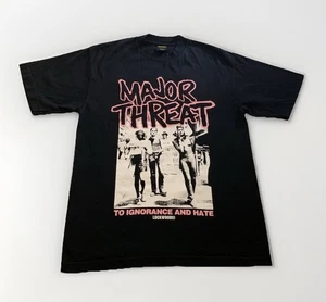 Lockwood 51 LGBTQ "MAJOR THREAT TO IGNORANCE & HATE" Graphic Shirt SM, USA Made - Bild 1 von 7