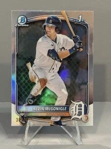 2025 Bowman Kevin McGonigle 1st Bowman Chrome Prospect /499 #BCP-79 Tigers - Picture 1 of 2