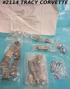 Kit de hardware de freno de estacionamiento trasero de emergencia Corvette 1965-1982 acero inoxidable 22 piezas - Imagen 1 de 7