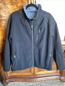 PGA TOUR Full Zip Black Golf Jacket Size XL Three Zip Pockets Fleece Lined - Picture 1 of 2