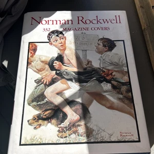 Norman Rockwell: 332 portadas de revista 1990, tapa dura ilustrada con chaqueta antipolvo - Imagen 1 de 5