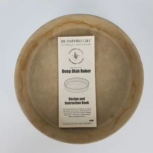 Pampered Chef 11" Family Heritage Round Stoneware Deep Dish Baker - Picture 1 of 7