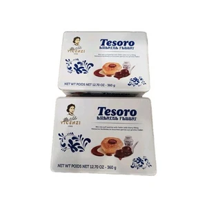 Tesoro Fabbri Wild Cherry Fill Pasticceria Matilde Vicenzi 2 Tins 1.5Lbs Total - Imagen 1 de 4