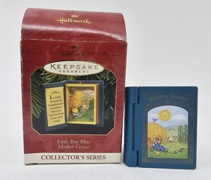 Hallmark Keepsake Ornament 1997 Little Boy Blue Mother Goose nuevo caja abierta - Imagen 1 de 5