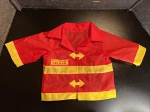 Vintage Playskool Me and My Buddy Fireman Coat Jacket My Buddy Doll 1980s EUC - Picture 1 of 9