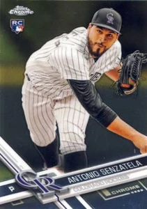 (10) Lote de tarjetas de novato 2017 Topps Chrome Update ANTONIO SENZATELA #HMT6 Rockies - Imagen 1 de 1