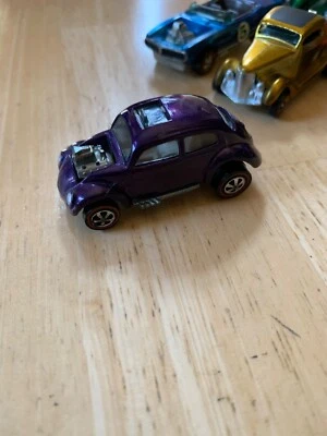 RARE 1968 Mattel Hot Wheels Redline Custom Volkswagen In Blister Pull Condition - Image 1 of 4