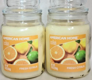 American Home by Yankee Candle FRESH CITRUS 19 oz. Lot of 2 - Picture 1 of 6