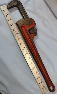 Vintage Proto 18" Heavy Duty Pipe Wrench Model 818HD-FGD PROTO FORGED MADE U.S.A - Image 1 of 4