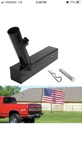 Hitch Flag Pole Holder,Universal Flagpole Truck Flag Pole Mount with Anti - Picture 1 of 3