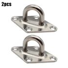 Premium Stainless Steel Eyeplate for Marine Boat Easy Installation (2 Pieces)