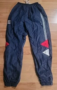 Vintage 1990-92 England Football Team Umbro Track Pants Size Small Replikit Rare - Picture 1 of 8