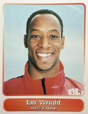 Ian Wright Panini Superplayers Football 1998 356 Mint Condition ( Free UK Post )