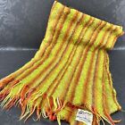 Couverture foulard en mohair jaune Glentana Scotland Royal Stewart 34 x 54 frange