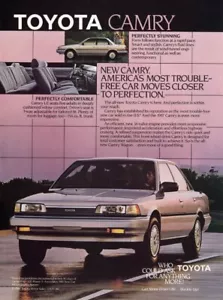 Toyota Camry 1986 anuncio de revista de 1 página - Imagen 1 de 1