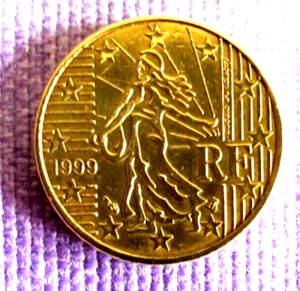 Frankreich, 10 Euro Cent, 1999 Zustand - Sehr Gut - selten - Bild 1 von 3