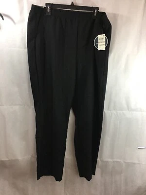 (NWT) Karen Scott Women's Plus Size 1X Color Black Classic Pants (1-3) - Image 1 of 4
