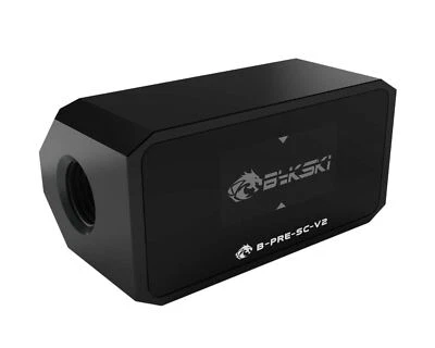 Bykski G1/4 OLED Display Pressure Gauge - Black (B-PRE-SC-V2) - Image 1 of 4