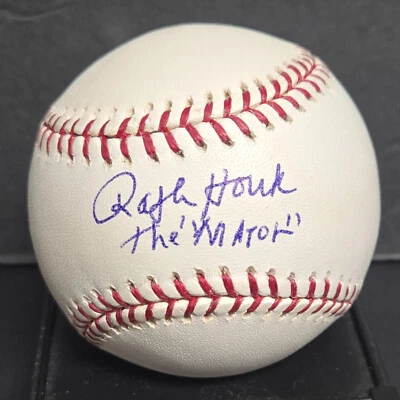 Ralph Houk autographed baseball inscribed The Major (NY Yankees ROMLB) Nickname - Image 1 of 3
