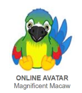 Webkinz Classic Magnificent Ara *solo codice* (~messaggiato~) - Foto 1 di 3