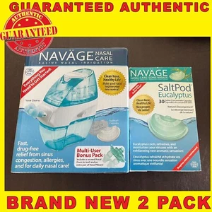 Navage Nasal Care Saline Nasal Irrigation Multi-User Includes 20 SaltPod +30PK - Picture 1 of 1