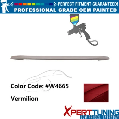 Fits 13-19 Ford Taurus Sedan OE Style #W4665 Vermilion Rear Trunk Spoiler ABS Foto 1 de 4