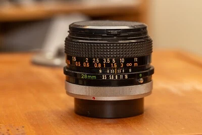 Canon FD 28mm f/3.5 S.C. Lente Foto 1 de 4