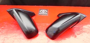 03 04 05 06 07 08 TOYOTA MATRIX MANUAL SIDE WING MIRROR SET PAIR BOTH OEM BLACK - Picture 1 of 11