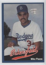 1991 Cal League Bakersfield Dodgers Mike Piazza #7