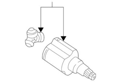 Junta interior original Ford F5TZ3B414B Foto 1 de 2