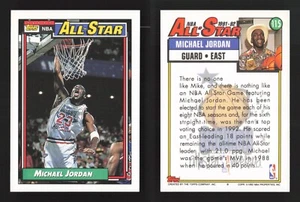 1992 Topps Michael Jordan #115 NBA ALL-STAR NRMT - Picture 1 of 3