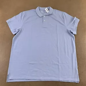 Old Navy Men's Size XXL Slim Fit Light Blue Short Sleeve Pique Polo Shirt NWT - Picture 1 of 8