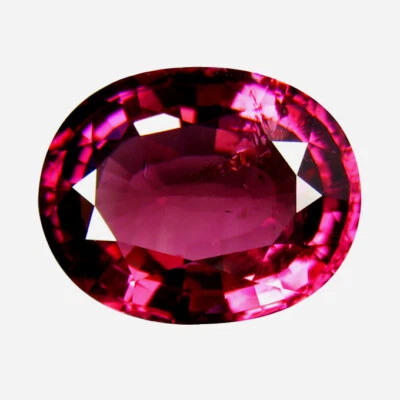 Rubellite, Pink Tourmaline, 8.34 cts, VVS-Quality, Certificate - Bild 1 von 4