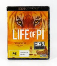 Life of Pi 4K UHD Blu-ray Ang Lee Yann Martel Novel Brand New Broken Seal