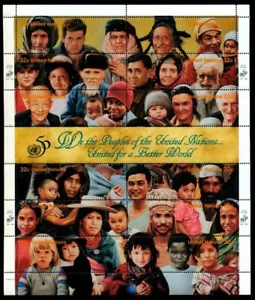 1995 Nosotros, el pueblo de las Naciones Unidas, diferentes naciones, razas, mi. 692, montado sin montar o nunca montado - Imagen 1 de 1