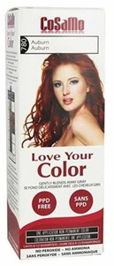 CoSaMo Hair Color #780 Auburn - Confronta con Clairol Loving Care #80 - Foto 1 di 1