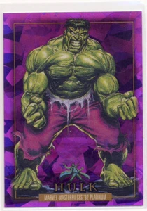 2024 Marvel Masterpieces '92 1992 Platinum Purple Crystals 32 Hulk - Bild 1 von 1
