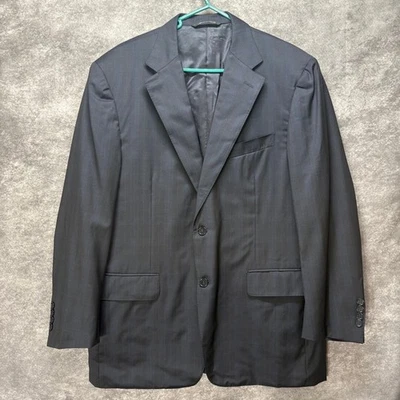 Canali Blazer Suit Jacket Mens Size 36 Navy Blue 100% Wool Pinstripe Academia - Image 1 of 4