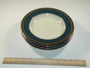 Set of 4 Mikasa Grande Ivory Imperial Lapis L2826 Japan - 8.5" Bowl - PERFECT - Picture 1 of 6