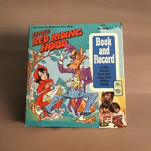 Rotkäppchen Buch und Schallplatte 45 U/min Peter Pan Schallplatten - Bild 1 von 8