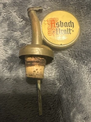 DE COLECCIÓN ASBACH URALT PUBLICIDAD BEBIDA TAPA VERTIDOR CON CORCHO Foto 1 de 2