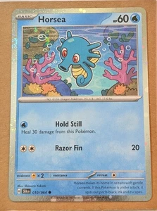 Horsea | 010/064 Cosmos Holo | SV: Shrouded Fable W/Swirl | Near Mint - Picture 1 of 3
